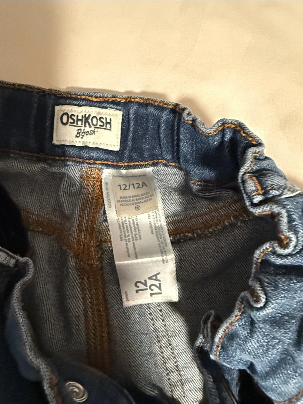 OshKosh B'gosh Kids Blue Straight-Leg Jeans